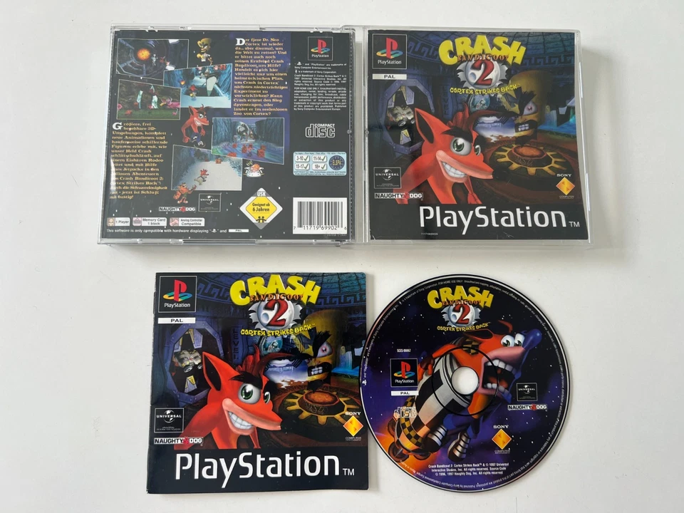 Crash Bandicoot 2: Cortex Strikes Back für Playstation 1 / PS1 - Bild 1 von 1