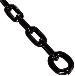 Greenfield-30033849 2116-B PVC Coated Anchor Chain, Black, 5/16" x 5' - Picture 1 of 1