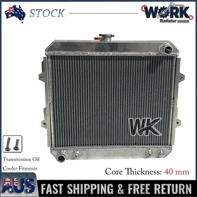 Radiator For 1983-1998 Toyota Hilux RN85 YN50 YN57 YN58 YN60 YN63 YN65 Auto MT - image 1 of 4