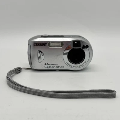 Sony Cybershot DSC-P43 4.1MP CCD Compact Digital Camera Point & Shoot Y2K *READ* - Image 1 of 4