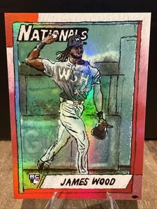 JAMES WOOD 2025 Topps Shoebox Treasures Rainbow Foil First Light Rookies 1 Of 25 - Picture 1 of 3