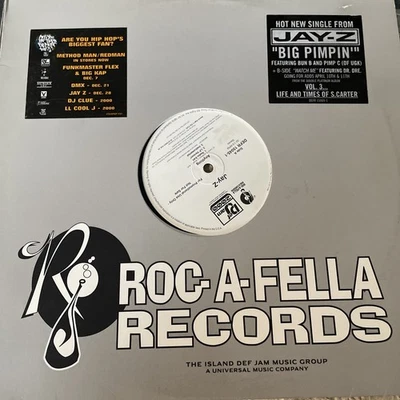 Jay-Z Featuring UGK Anything b/w  Big Pimpin 12” Vinyl Record  - Image 1 of 4