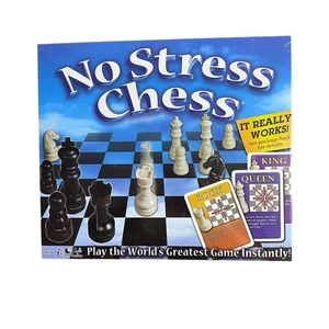 No Stress Chess Board Game - Learn Chess Easy for Kids & Adults Brand New Sealed - Picture 1 of 4