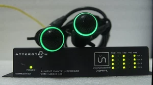 ATTEROTECH unD4I-L, 4 input Dante Interface, Microphones, Powers up, Attero Tech - Picture 1 of 5