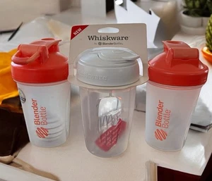 Mixed Lot 3 Blender Bottles 20 Ounce Classic Whiskware Unused - Picture 1 of 8