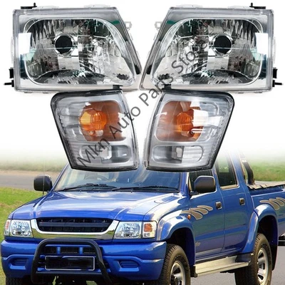 1 juego de faros delanteros para Toyota Hilux KDN145 N150 N160 N170 N180 2001-2005 Foto 1 de 4