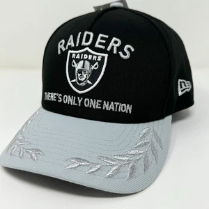 Gorra New Era 2025 NFL Draft Marco A 9FORTY Las Vegas Raiders Snapback - NUEVA - Imagen 1 de 7