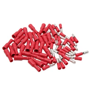 30Pcs Terminal Aislado Conector de Latón Macho Hembra para 22-16AWG Cable 12V CC - Imagen 1 de 4