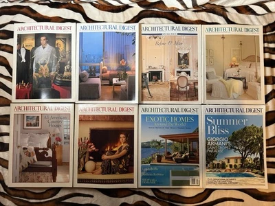 Lot of 11 Architectural Digest Magazines – 1989–2015 – Country Houses, - Image 1 of 2