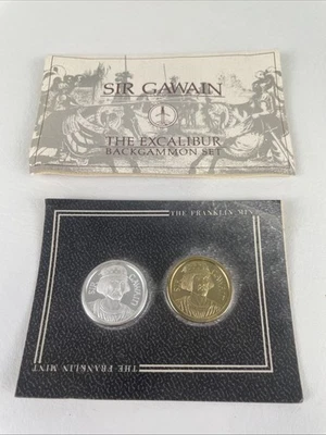 Sir Gawain Vintage Franklin Mint Excalibur Backgammon Set 1986 Limited Edition - Image 1 of 4