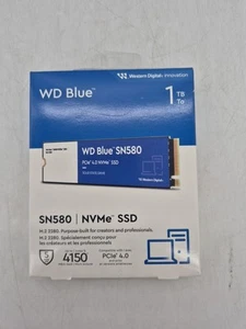 Western Digital WDBWMY0010BBL-WRWM WD Blue 1TB SN580 NVMe Internal SSD - Afbeelding 1 van 1