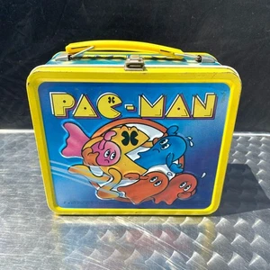 Vintage 1980 Pac-Man Metall Brotdose Aladdin Industries Bally Midway Hersteller - Bild 1 von 10