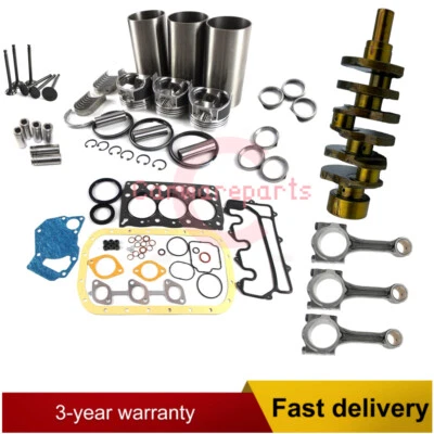 3LB1 Overhaul Rebuild Kit+ crankshaft+ connecting rod for Isuzu Sumitomo Loader - Image 1 of 4