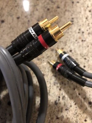 Mint Sonance A/V Audio Video 6 ft Gold Tip RCA Cables - Image 1 of 4