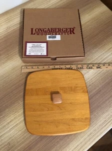 Bountiful Harvest Wood Lid Made In USA Authentic Longaberger MINT NIB #52281 - Picture 1 of 4
