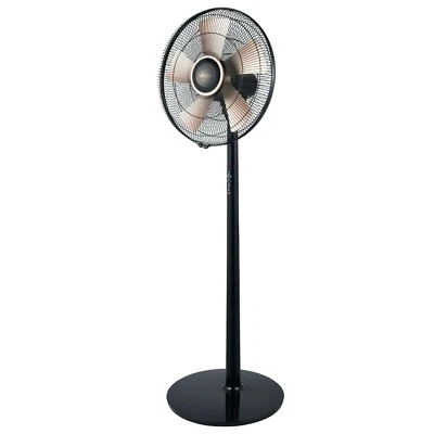 Ventilador de pie Ardes Eldorado Ø40 cm con mando 5 aspas y detalles dorados 50W - Imagen 1 de 4