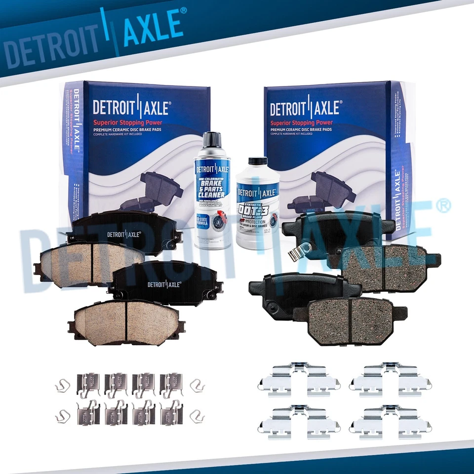 Pastillas de freno delanteras y traseras de cerámica para Toyota Corolla Matrix Scion XB Pontiac Vibe Foto 1 de 4