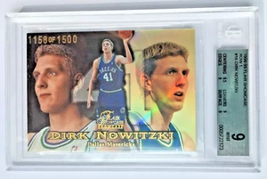 1998-99 Flair Showcase Row 1 #16 Dirk Nowitzki RC ROOKIE 1158/1500 BGS 9 - Bild 1 von 3
