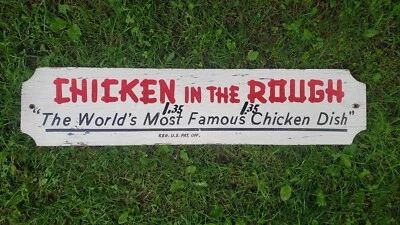 Vintage Primitive Wooden Farm Stand Antique Chippy Rare Sign AAFA - Image 1 of 4