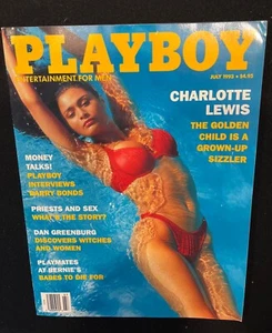 Revista Playboy Julio 1993 - Charlotte Lewis Cubierta Leisa Sheridan Pliegue Central Años 90 - Imagen 1 de 1