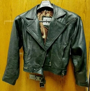 West World Leder Moto Jacke Exclusive Leisurewear England Petite Damen Gr. S - Bild 1 von 11