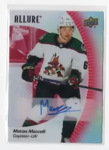 2023/24 UPPER DECK ALLURE MATIAS MACCELLI RED RAINBOW AUTO - Picture 1 of 1