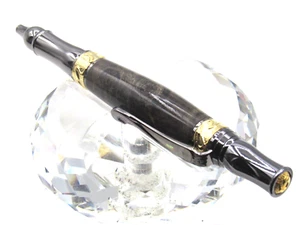 HIGH QUALITY HANDMADE BROADWELL NOUVEAU SCEPTRE DARK GRAY ACRYLIC TWIST BP PEN - Picture 1 of 4