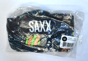 Saxx Vibe Boxer Brief Underwear Popcorn Graphic Print Breathable Modern Mens M - Picture 1 of 4