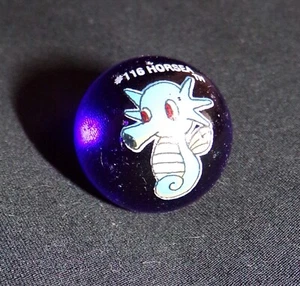 DE COLECCIÓN POKEMON HORSEA MÁRMOL AZUL OSCURO #116 - Imagen 1 de 8