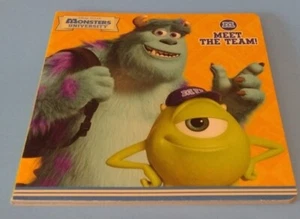 Disney Pixar Monsters University Meet The Team Board Book - Imagen 1 de 5