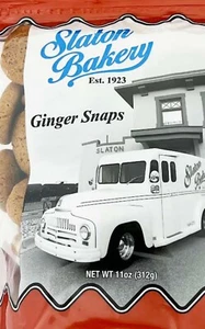 2 Slaton Bakery Homemade Ginger Snaps  11 Oz Bag - Picture 1 of 2