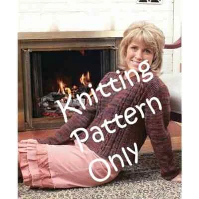 Nuevo Suéter Khouri Reynolds Odyssey 82328 Punto Semilla Cable Patrón Tejido Foto 1 de 2