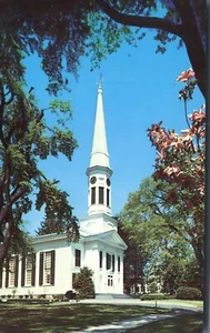 Nueva postal de Connecticut de la Iglesia Congregacional de Canaán en Gods Acre erigida 1843 - Imagen 1 de 2