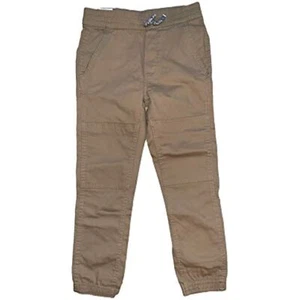 LEE Little Boy's (Kids) Elastic Waistband Pants, Khaki, Size 7 - Picture 1 of 2