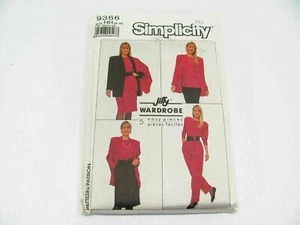 Simplicity 9366 Size HH 6 8 10 12 Women Coordinates Uncut Sewing Pattern 715 - Picture 1 of 4