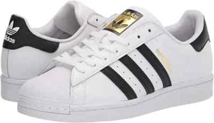 adidas Originals Men's Superstar Sneakers | White/Shadow Navy | Size: 19 M US - Picture 1 of 7