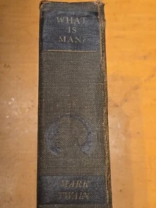 What is Man Book Mark Twain 1917 Print In USA Antique Hard Back - Picture 1 of 12