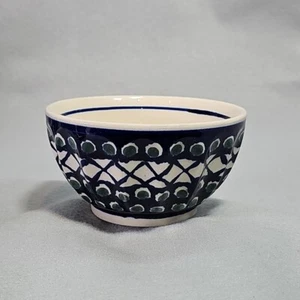 BOLESLAWIEC Polish Pottery 5.25” Fluted Bowl - Picture 1 of 7