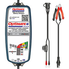 Tecmate OptiMate 6 Ampmatic 12V Battery Charger & Maintainer (TM-361)