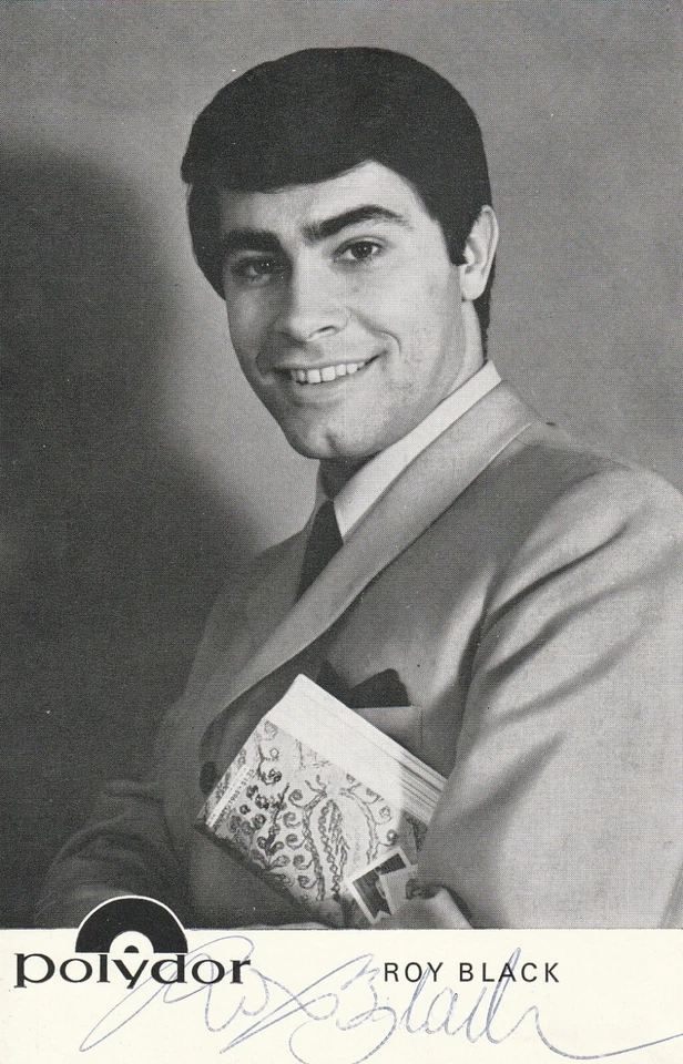 originalsigniertes Autogramm von Roy Black - Bild 1 von 1