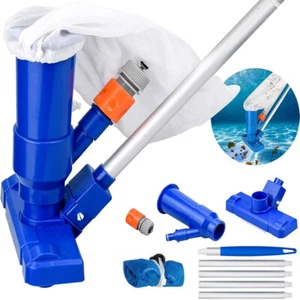 Poolsauger Staubsauger Pool Bodensauger mit Teleskopstange, Pool Staubsauger Set - Bild 1 von 14