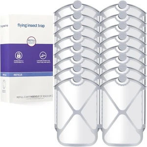 16 PACK Flying Insect Trap Refill Cartridge Kit For Fruit Fly, Flies, Mosquitoes - Picture 1 of 6