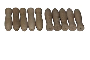 10 stk. FEILENHEFTE-HOLZGRIFFE,FEILENGRIFFE,BUCHE UNBEHALDELT-95mm-NEU - Bild 1 von 1