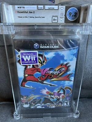 2004 Nintendo Gamecube Viewtiful Joe 2  Black Label Graded WATA 9.2 A+ Seal - Image 1 of 4