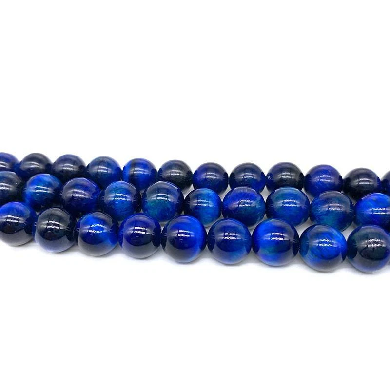 1 filamento ojo de tigre piedra preciosa natural redonda 6 mm 8 mm 10 mm 12 mm cuentas Foto 1 de 4