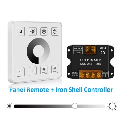 RF Wall- Mounted Touch Panel Dimmer controller 30A  for Single Color LED Strip - Image 1 of 4