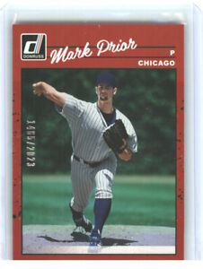 2023 Donruss 270 Mark Prior Holo Red R90,SN2023 Chicago Cubs