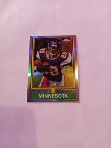 2024 Topps Chrome - 1974 Topps Football Adrian Peterson #74TF-20 Refractor - Picture 1 of 2