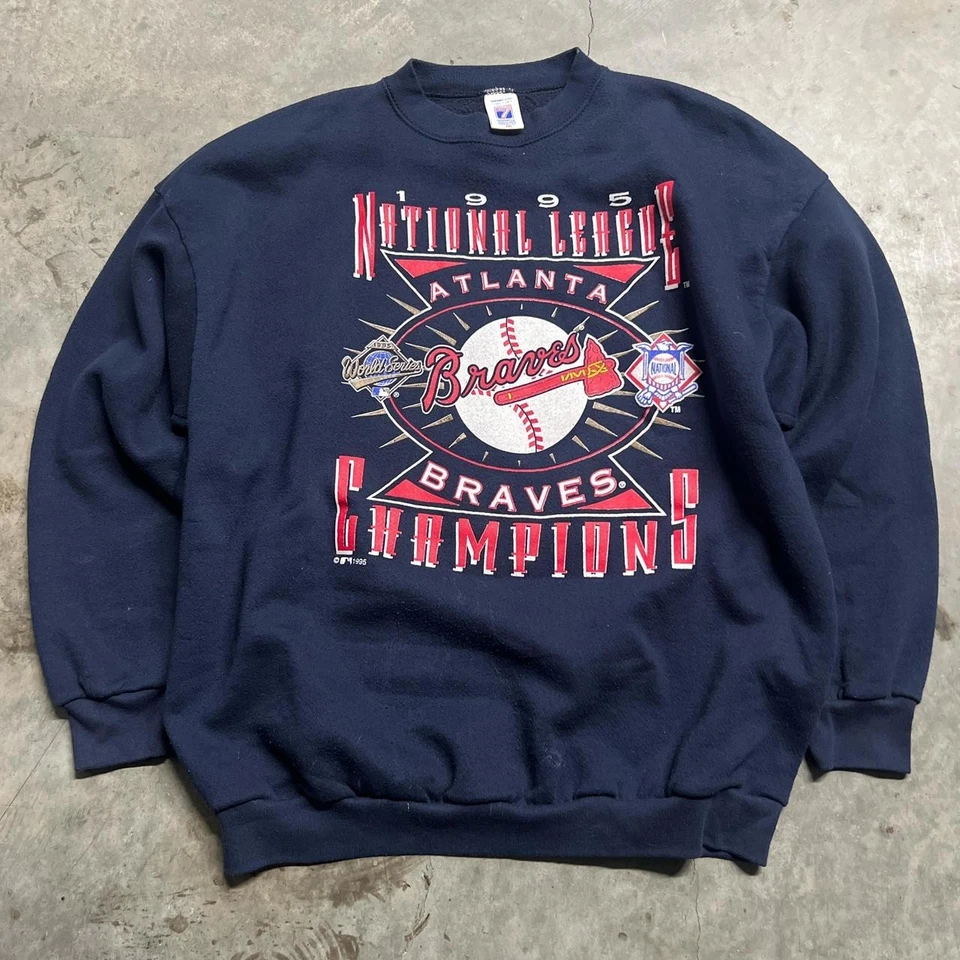 Vintage 1995 Atlanta Braves World Series crewneck sweatshirt VK02637 - Image 1 of 1