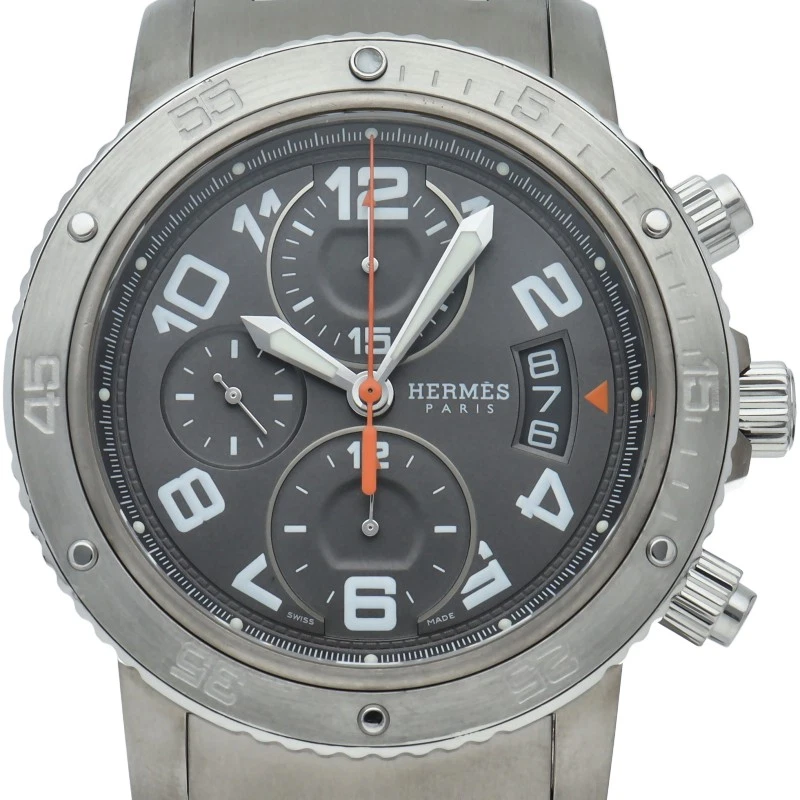 Механический дайверский хронограф HERMES Clipper 44 мм капитальный ремонт CP2.941 титан... - Изображение 1 из 1